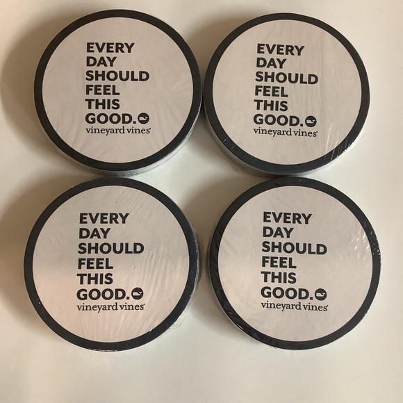 Vineyard Vines Disposable Coasters Set of 4. New - Picture 1 of 2